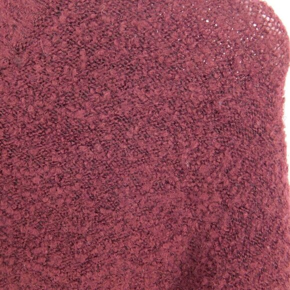 Michael Bastian Sweater Mens Extra Large Long Sleeve Maroon Lambs Wool Blend - Picture 4 of 8